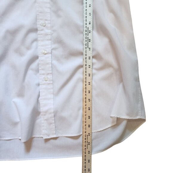 Protocol Shirt Men's Size 16.5 (36-37) White Long Sleeve Tall Fit Button Down - Picture 16 of 16